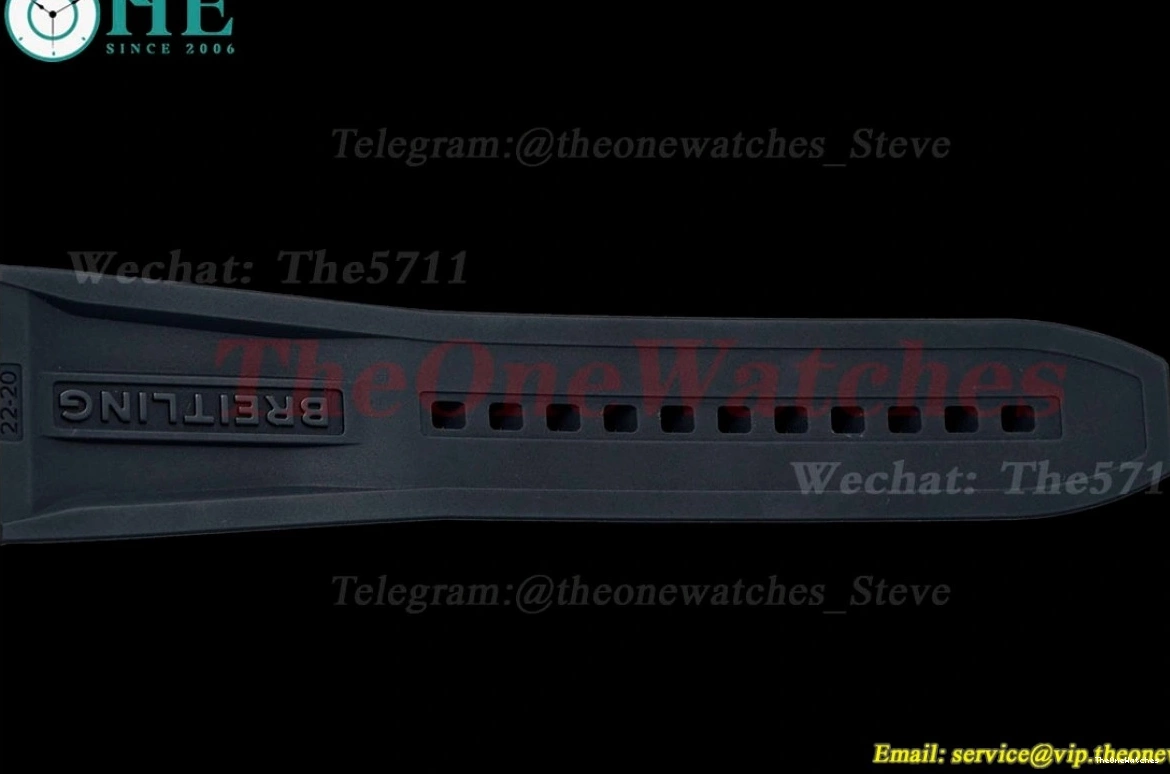 Chronomat Strap Dial 42MM TF on A7750 Silver B01 Rubber Rouleaux 0401